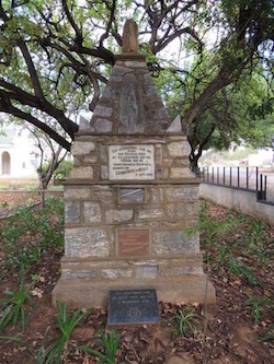 Voortrekker Memorial in the NG Church grounds Voortrekker Memorial in the NG Church grounds