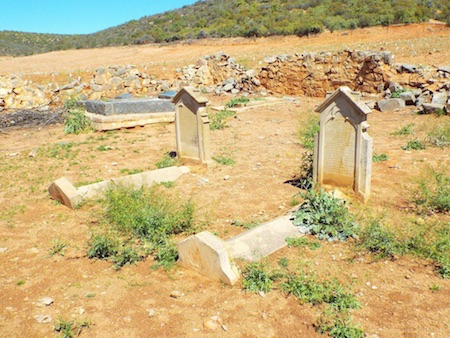 The graves of P. J. Meiring who died in 1899 and his wife (previously Catherina Helena Geldenhuis) in the Graveyard at Vredelus Plaas. The graves of P. J. Meiring who died in 1899 and his wife (previously Catherina Helena Geldenhuis) in the Graveyard at Vredelus Plaas.