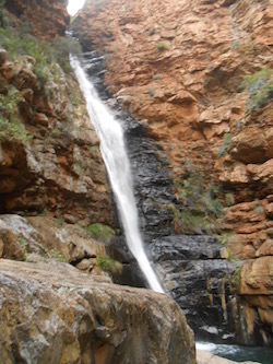 The Meiringspoort Waterfall