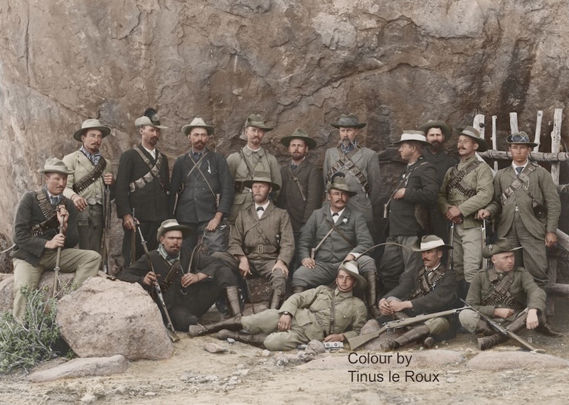 Jan Smuts and commandos at Oukiep 1902